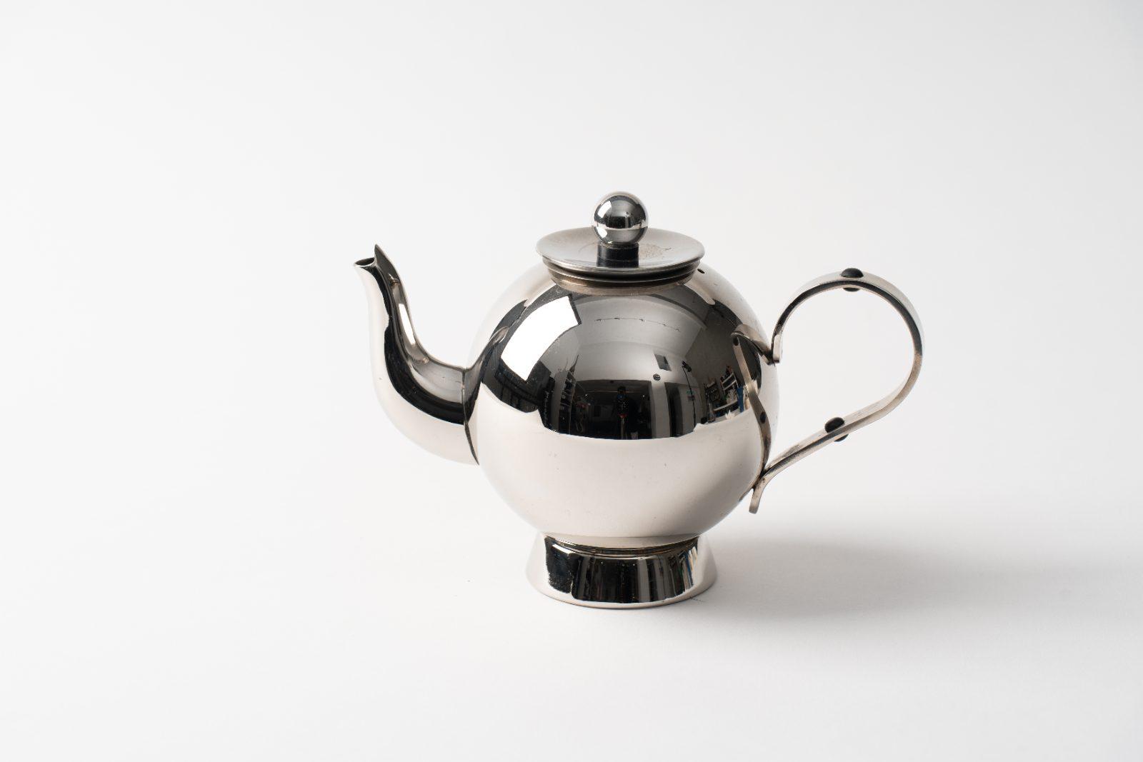 歐式不鏽鋼圓形茶壺