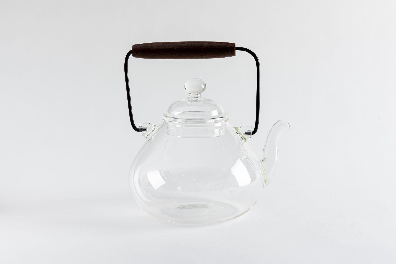 玻璃胖茶壺