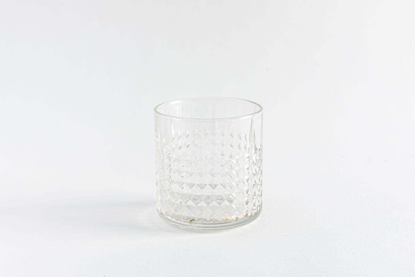 菱格玻璃威士忌杯