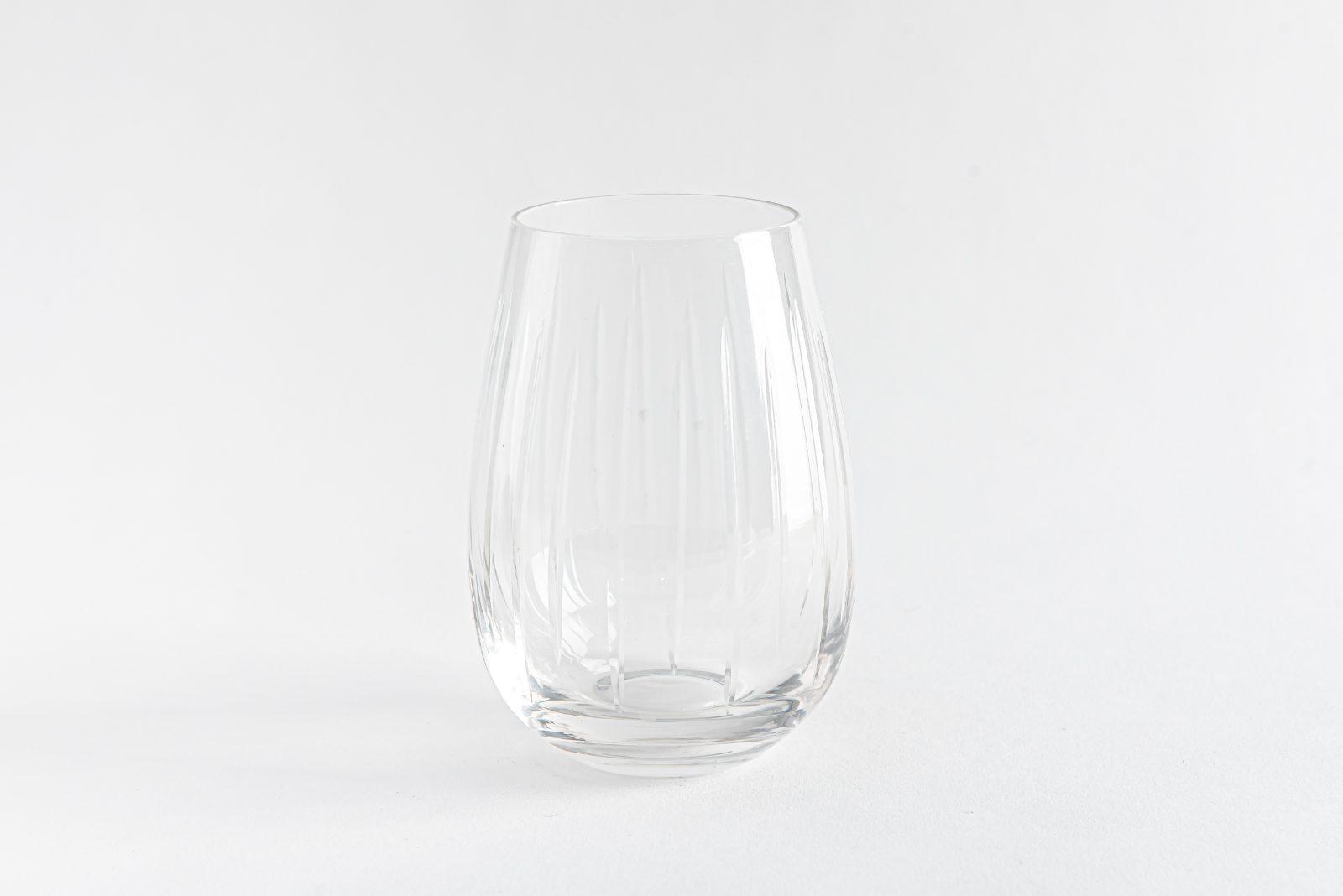 縮口長條玻璃水杯